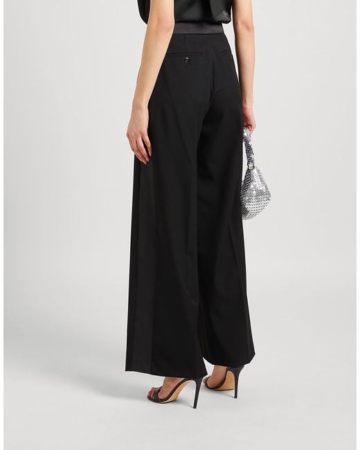 MAX&Co. Black Wide-Leg Casual Pants