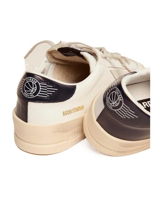 Golden Goose Deluxe Brand Natural Stardan Lace-Up Sneakers for men