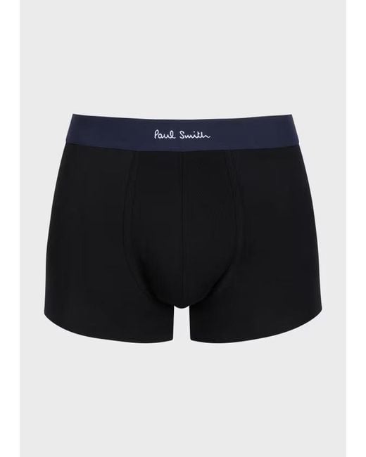 Paul Smith Blue Logo Waistband Boxer Briefs for men