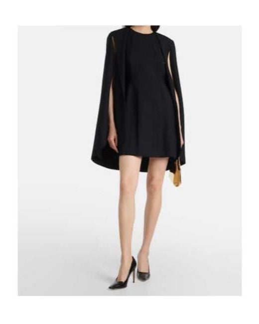 Stella McCartney Black Caped Minidress