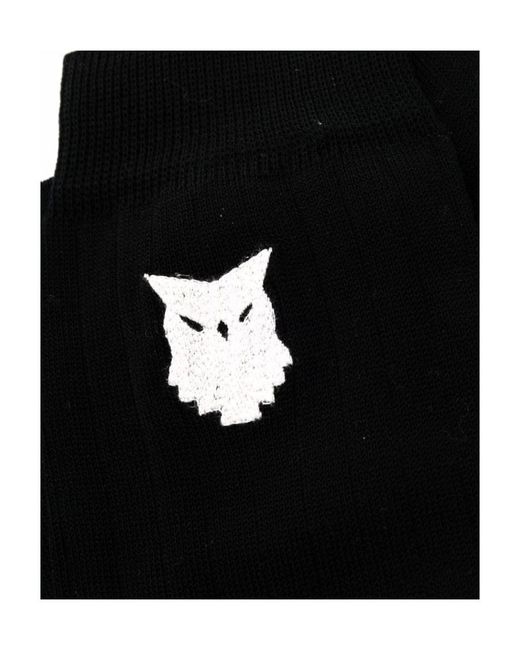 Maison Margiela Black Embroidered Tabi Toe Socks
