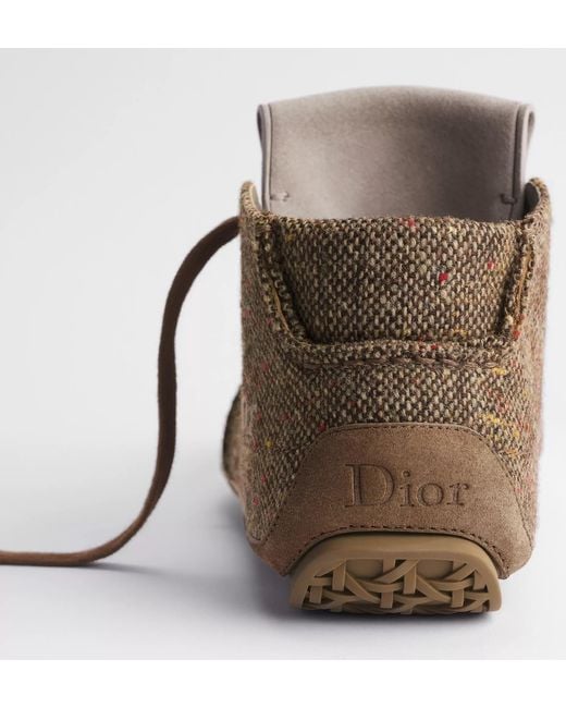 Dior Brown Roadie Lace-Up Boot for men