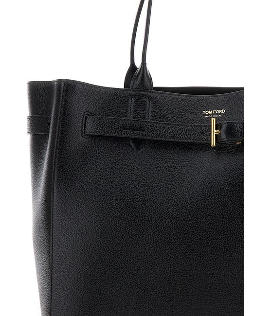 Tom Ford Black Double-Handle Handbag
