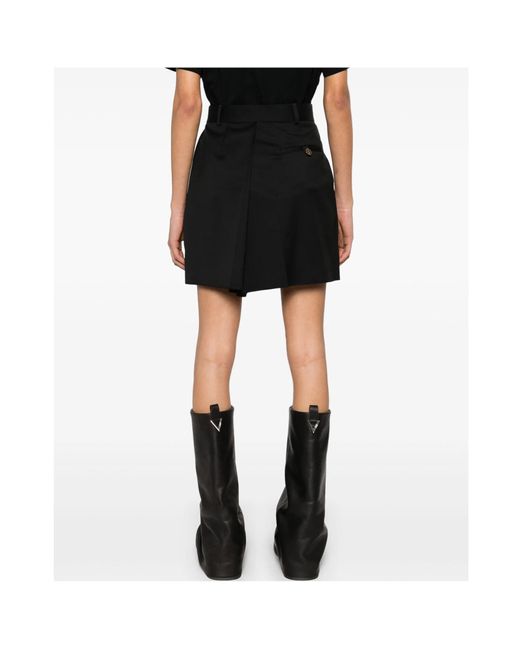 Moschino Black Virgin-Wool Shorts