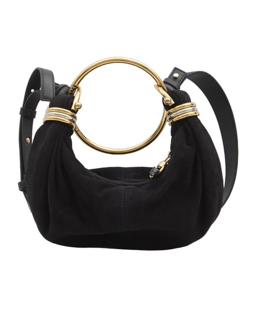 Chloé Black Chloé Mini Bracelet Hobo Bag
