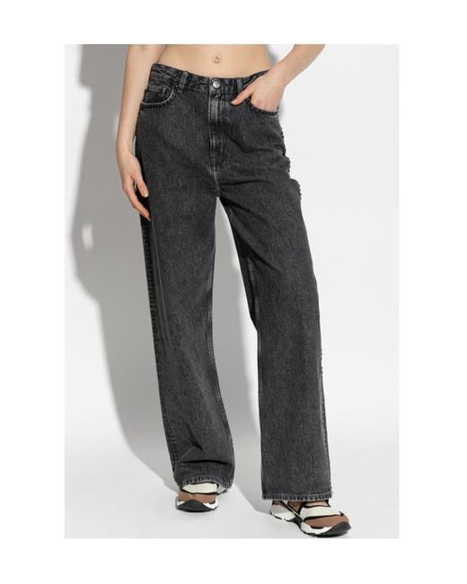 Samsøe & Samsøe Black Studded Denim Jeans
