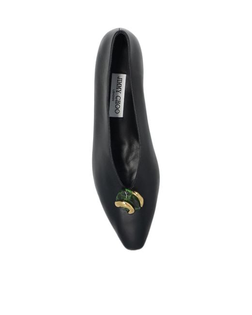 Jimmy Choo Black Ballet Flat Shoes