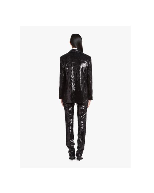 Prada Black Sequin-Embellished Tailored Blazer