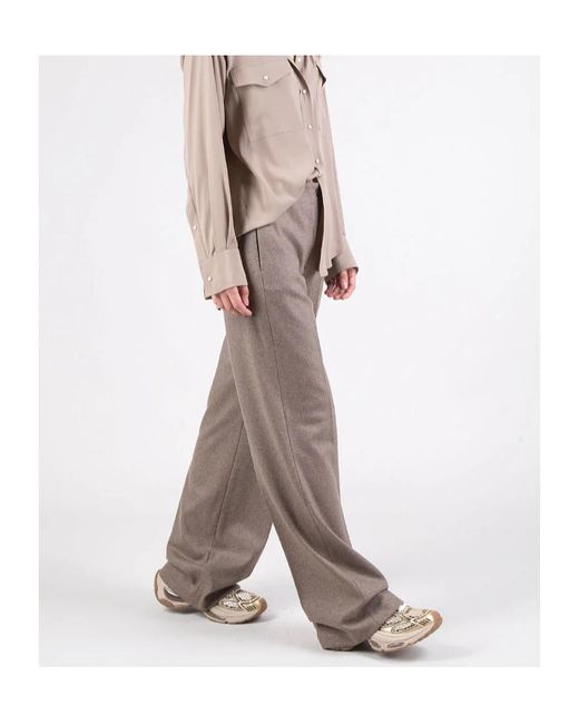 Seventy Natural Button-Fastening Trousers