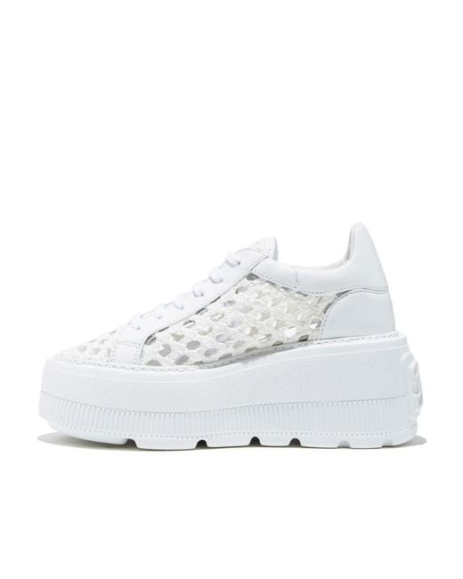 Casadei White Nexus Versilia Sneakers