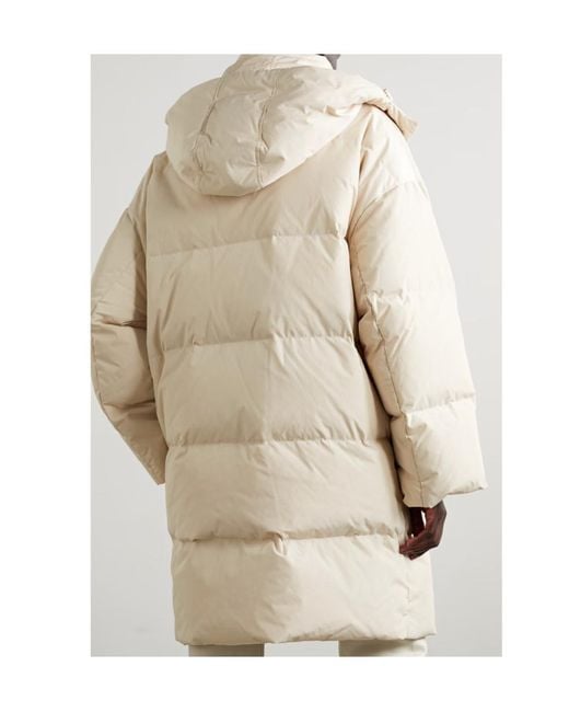 Stand Studio Natural Long-Sleeved Hooded Down Jacket