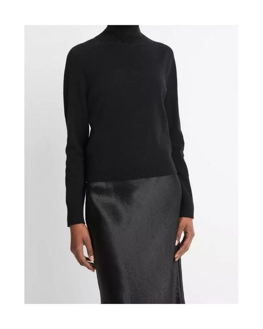 Vince Black Long-Sleeved Sweater