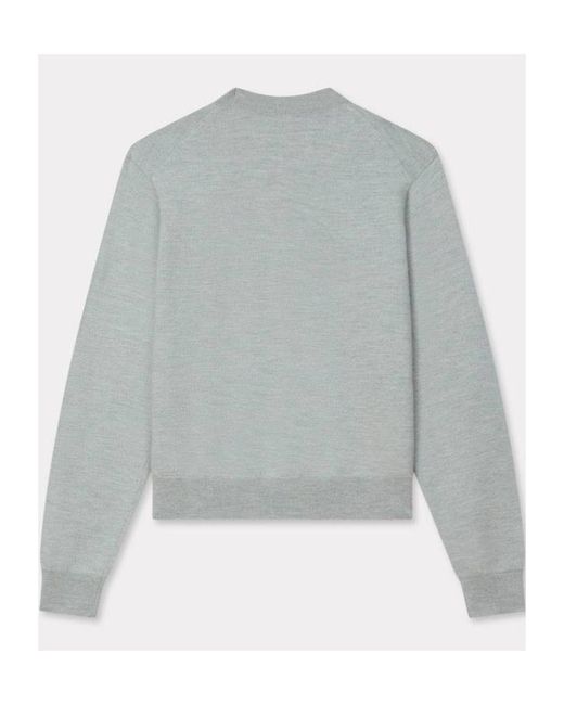 KENZO Gray Beaded Trimps Jumper
