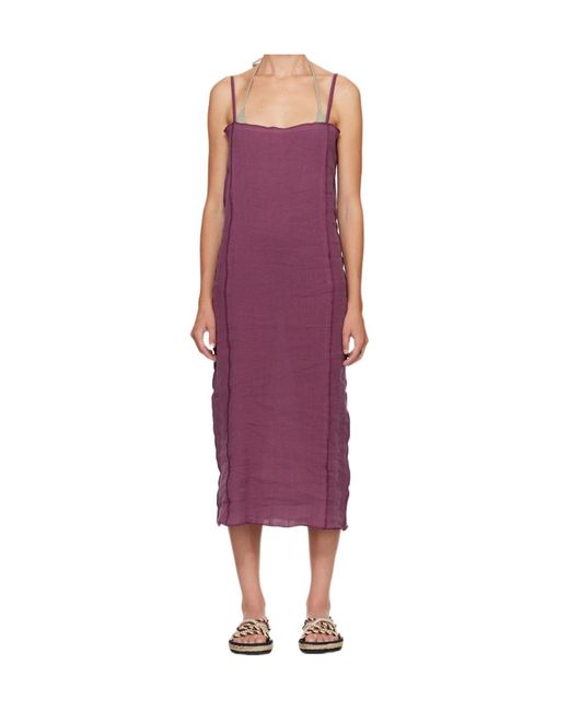 Baserange Purple Sleeveless Dress