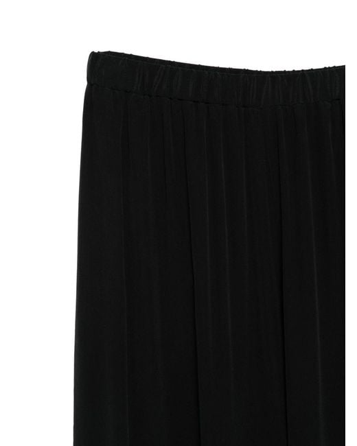 Alysi Brown Silk Baloon Trousers