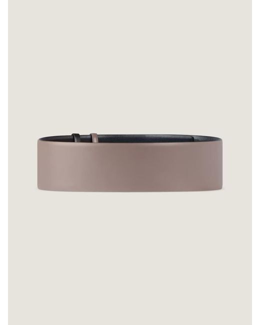 Givenchy White Pinch Reversible Belt
