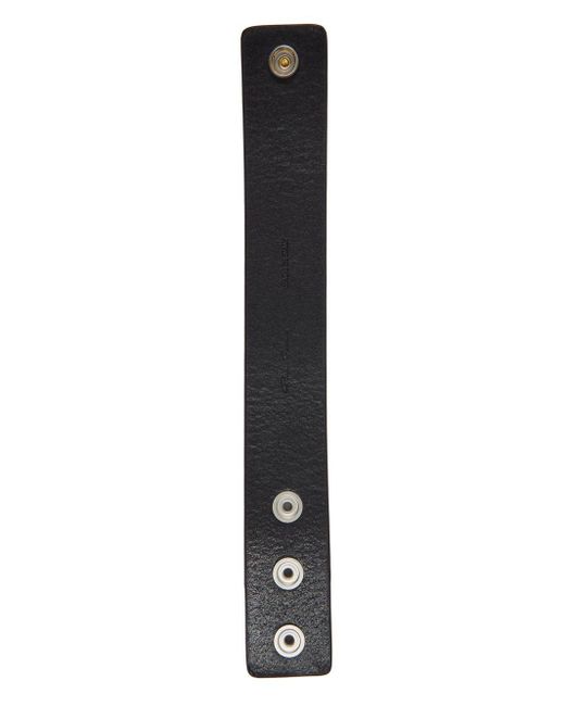 Rick Owens Black Anthem Bracelet for men