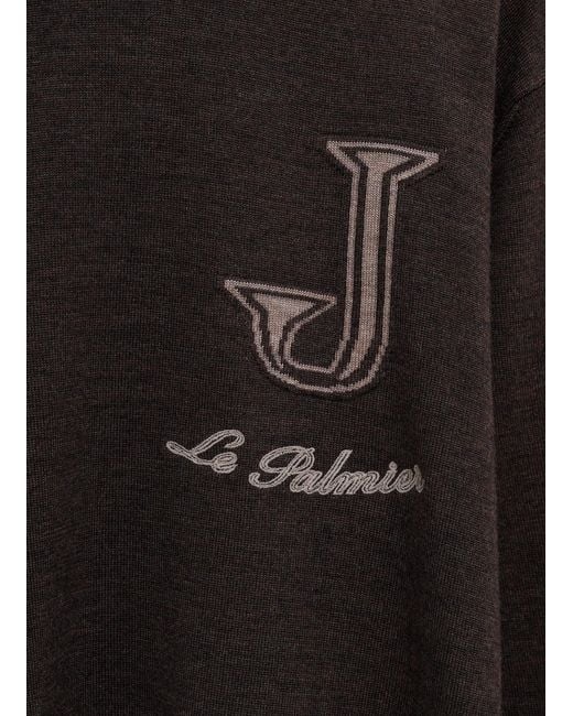 Jacquemus Black Long-Sleeved Pullover for men
