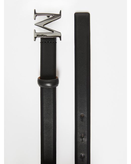 Max Mara Multicolor Logo Plaque Belt