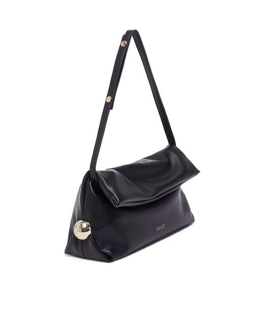 Liu Jo Black Medium Riccy Shoulder Bag