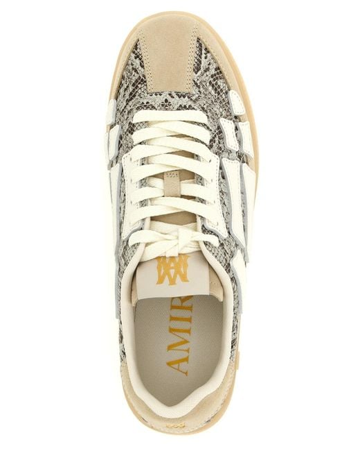 Amiri Natural Snake Pacific Bones Low-Top Sneakers for men