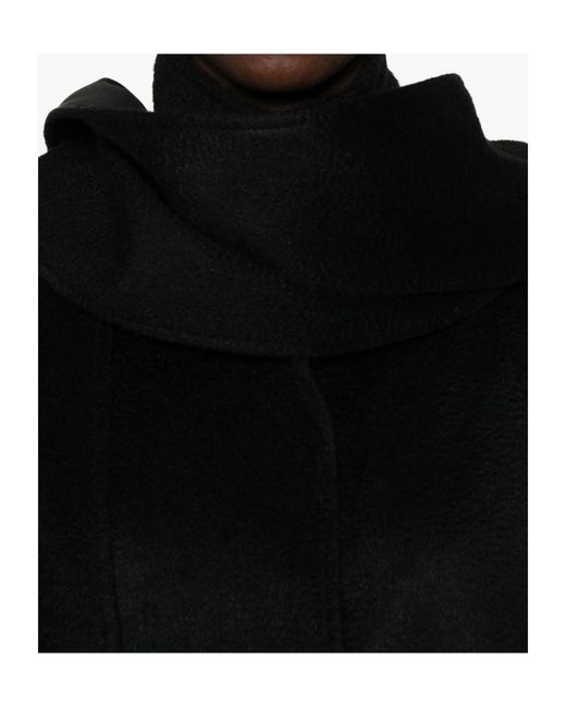 Forte_forte Black Long-Sleeved Coat