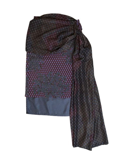 Dries Van Noten Multicolor Patterned Skirt
