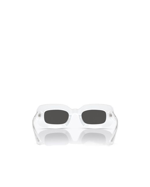 Oliver Peoples White 1966C Rectangle-Frame Sunglasses for men