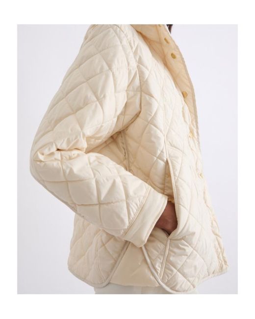 Marella Natural Quilted Down Jacket