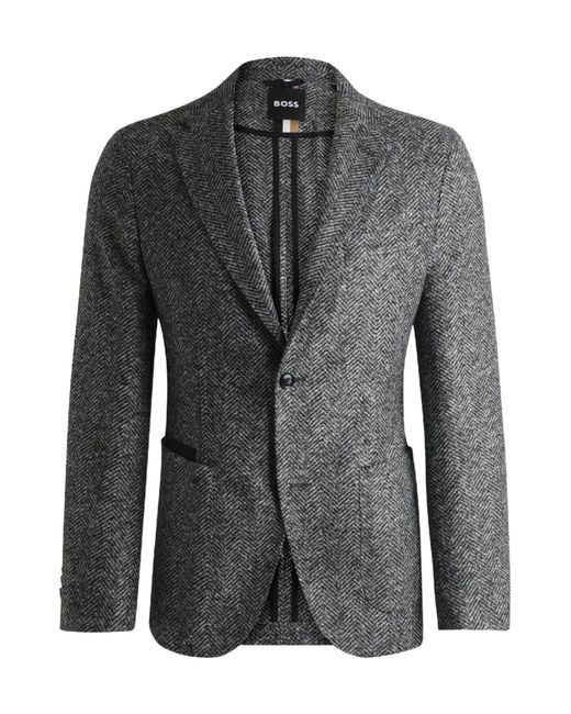 Boss Black Single-Breasted Blazer for men