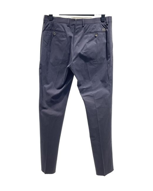 Ferragamo Blue Casual Pants With Belt Loops for men