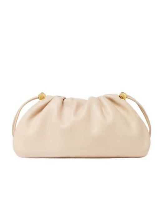 Versace Natural Mini Tag Shoulder Bag