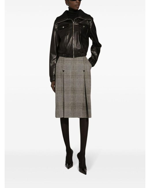 Dolce & Gabbana Gray Dolce &Amp Gabbana Longuette Skirt