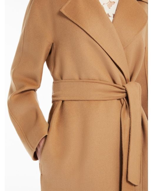 Max Mara Natural Studio Belted Mid-Length Coat