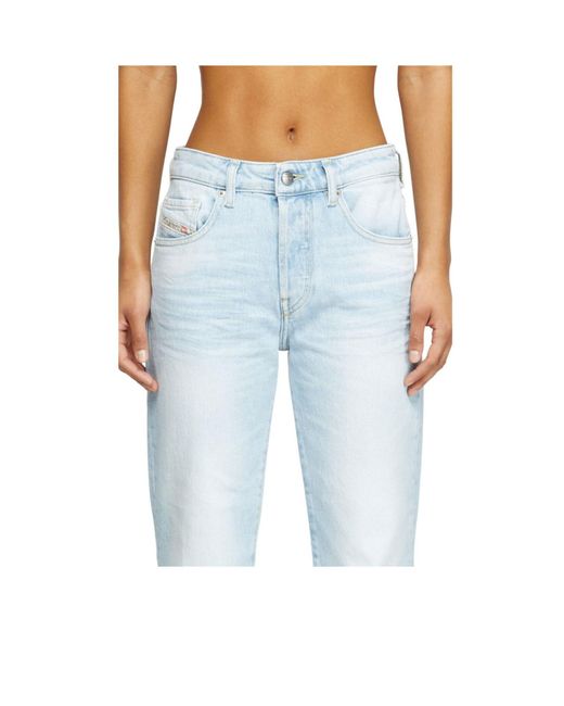 DIESEL Blue 1989 D-Mine Regular Fit Jeans