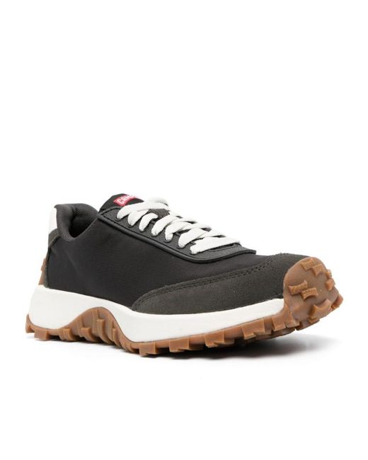 Camper Black Drift Trail Lace-Up Sneakers
