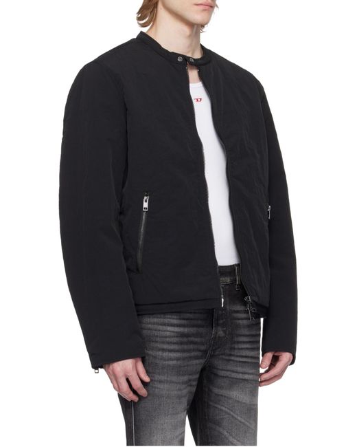DIESEL Blue J-Carver-Padd Bomber Jacket for men