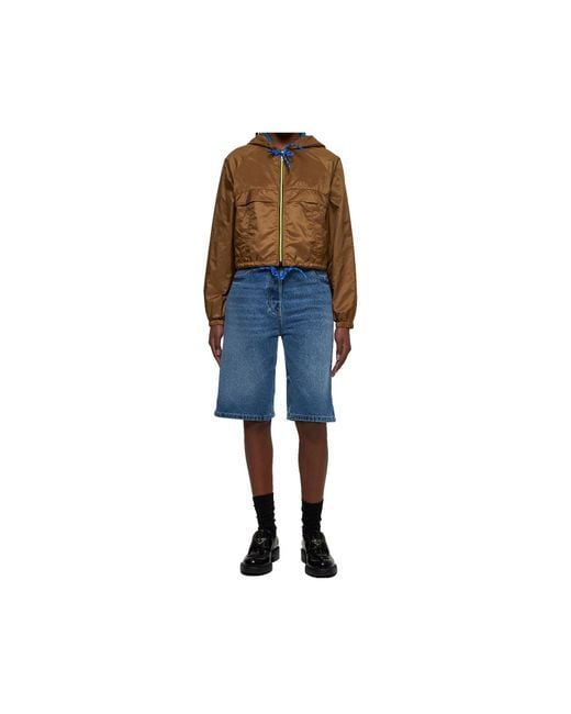Prada Brown Lightweight Re-Nylon Jacket