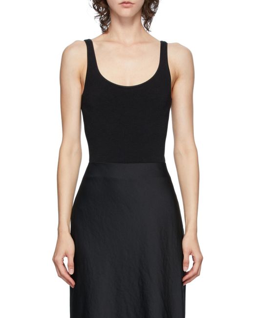 Wolford Black Jamaika Sleeveless Bodysuit
