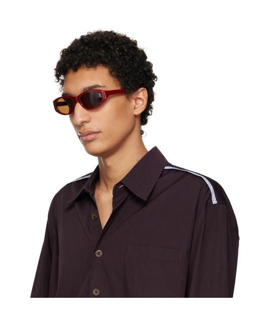 Our Legacy Multicolor Unwound Oval Frame Sunglasses for men