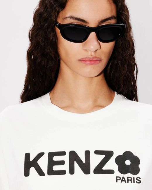 KENZO White Boke Flower 2.0 Loose T-Shirt