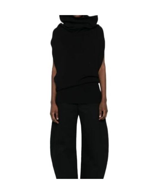 Alaïa Black Alaïa Openback Jumper