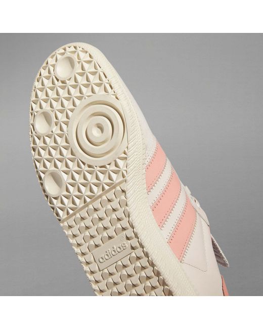 Adidas Pink X Pharrell Samba Humanrace 'Aluminum' Sneakers for men