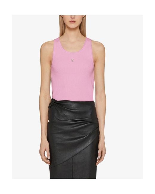 Givenchy Pink Extra Slim Fit Tank Top