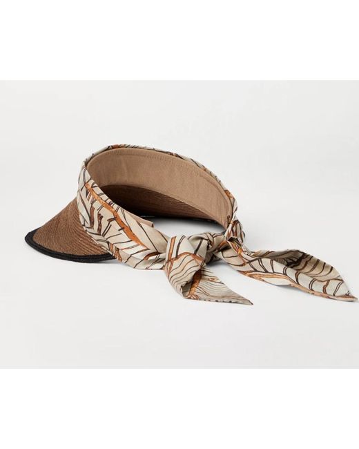 Brunello Cucinelli White Papyrus Visor