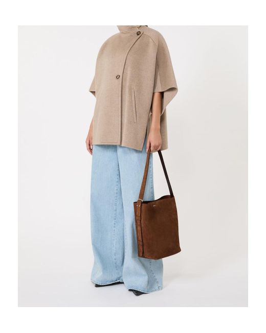 Max Mara Brown Small Archetipo Bag