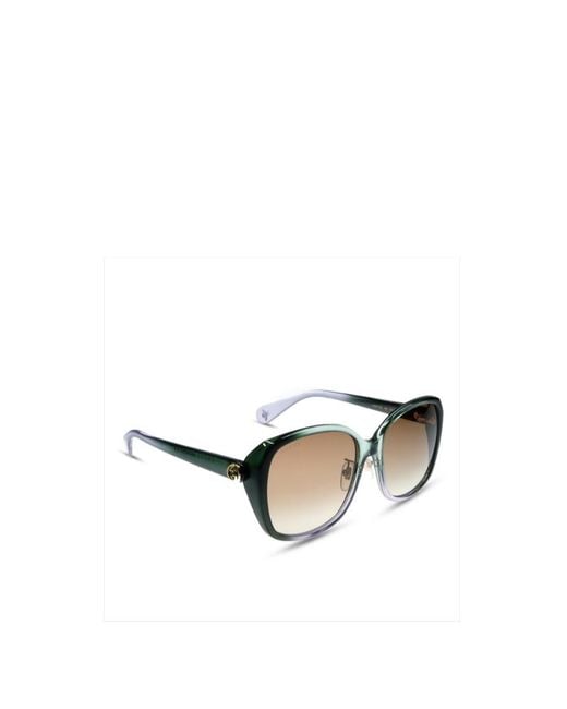 Gucci Metallic Frame Design Sunglasses