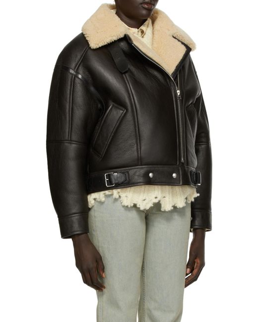 Acne Black Double-Breasted Zip-Up Jacket