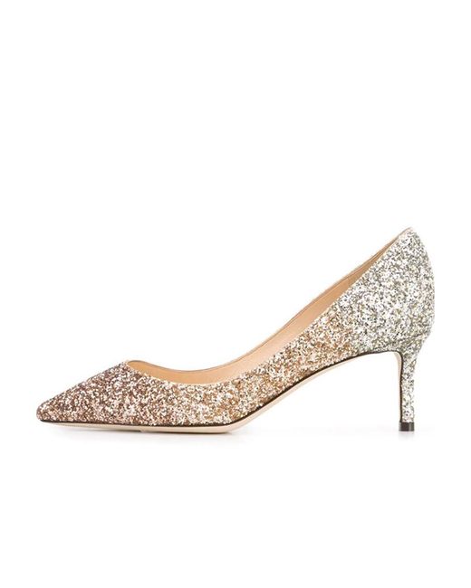 Jimmy Choo Pink Romy 60 High Heels
