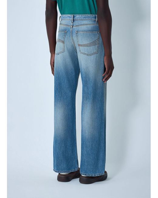 ERL Blue Breakwater Wash Jeans for men